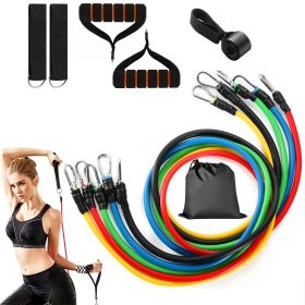 11Pcs Resistance Bands Set Fitness Workout Tubes Exercise Tube Bands Up to 100lbs 11Pcs Resistance Bands Set Fitness Workout Tubes Exercise Tube Bands Up to 100lbs
